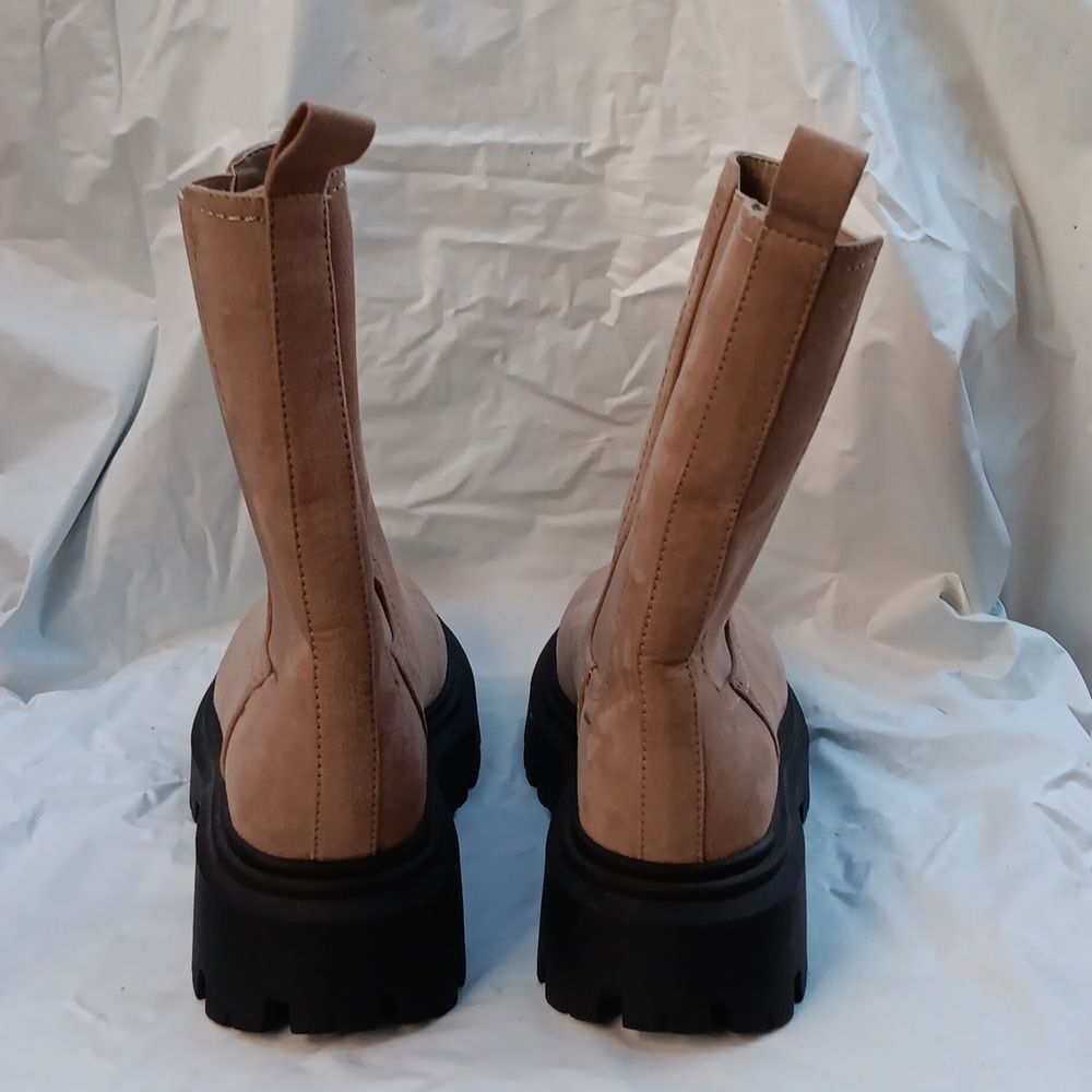 H&M Women's Beige Ankle Boots NWOB - Picture 6 of 12